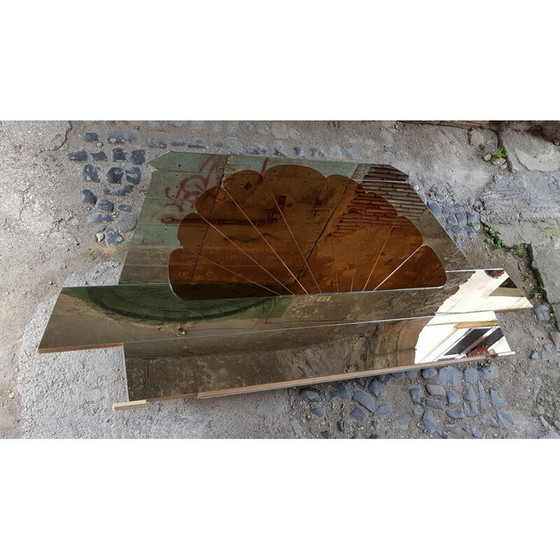 Image 1 of Vintage-Glaskopfteil von Cristal Art, Italien 1970