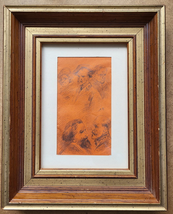 Image 1 of Dessin Ancien Anne Charlotte Claudine Rodet Moret Sur Loing...