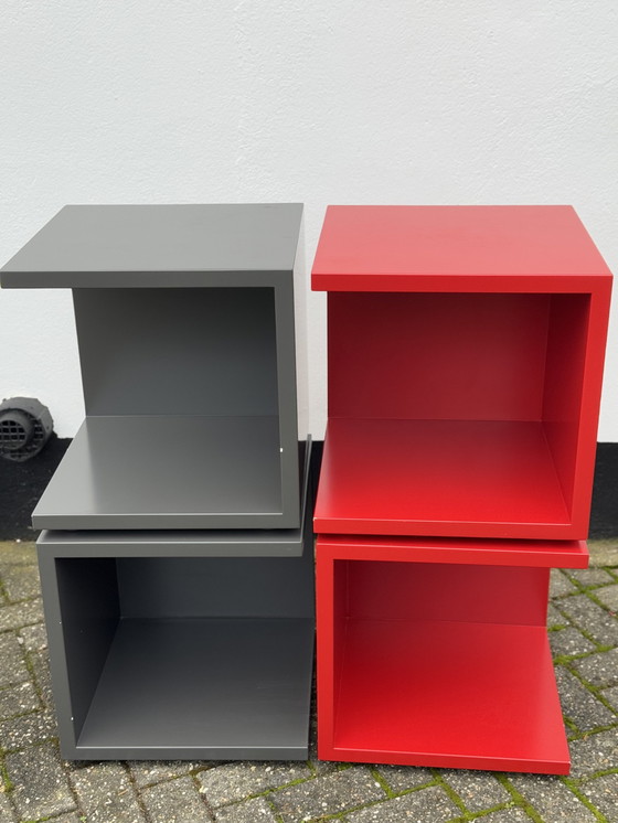 Image 1 of Satz von 4 modularen Tischen oder Regalen