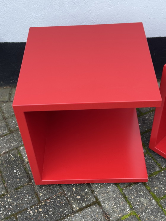 Image 1 of Satz von 4 modularen Tischen oder Regalen