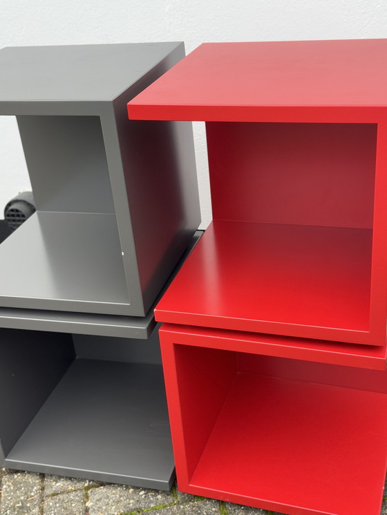 Image 1 of Satz von 4 modularen Tischen oder Regalen