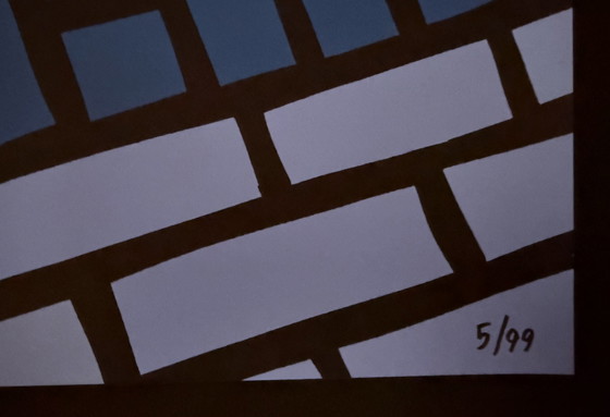 Image 1 of Jacqueline Schäfer: "Amsterdammertje". Handsignierter und nummerierter Siebdruck.