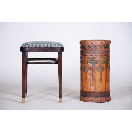 Image 1 of Art Deco vintage Hocker, Österreich 1930er