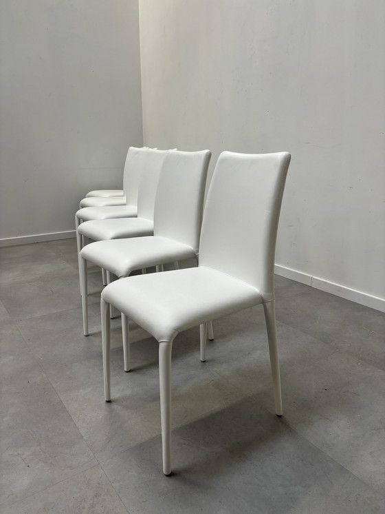 Image 1 of 6x Pelle Fiore Esszimmerstuhl Leder