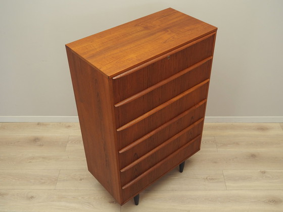 Image 1 of Kommode aus Teakholz, Dänisches Design, 1970er Jahre, Produktion: Dänemark