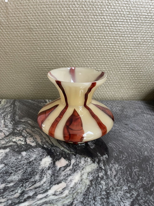 Vase aus Bambus von Wilhelm Kralingen Sohn