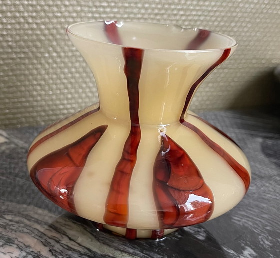 Image 1 of Vase aus Bambus von Wilhelm Kralingen Sohn