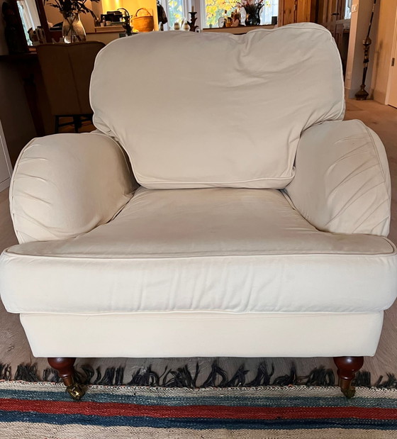Image 1 of 2x Parker Knoll Sessel + Hocker
