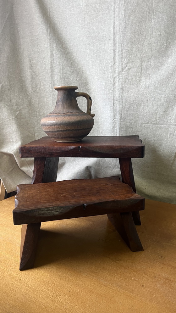 Image 1 of Mimi-Set mit 2 brutalistischen Tischen