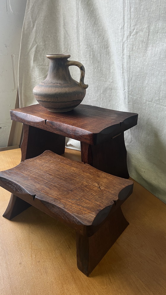 Image 1 of Mimi-Set mit 2 brutalistischen Tischen