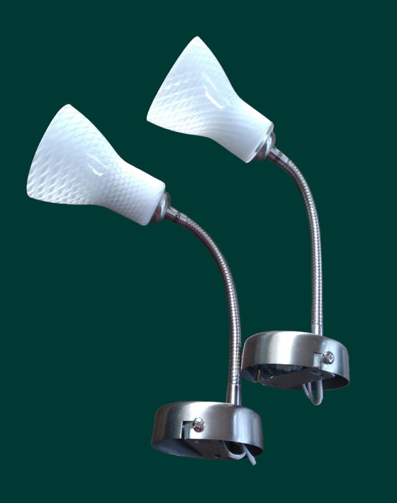 Image 1 of Set van de Heg Spots, Milchglas