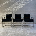 Set aus 4 mid-century Charis von Guido Faleschini, Italien 70er Jahre Design