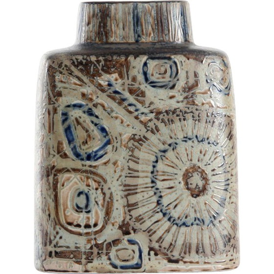 Image 1 of Vintage-Vase "Sonnenblume" von Nils Thorsson für Royal Copenhagen - 1970er Jahre