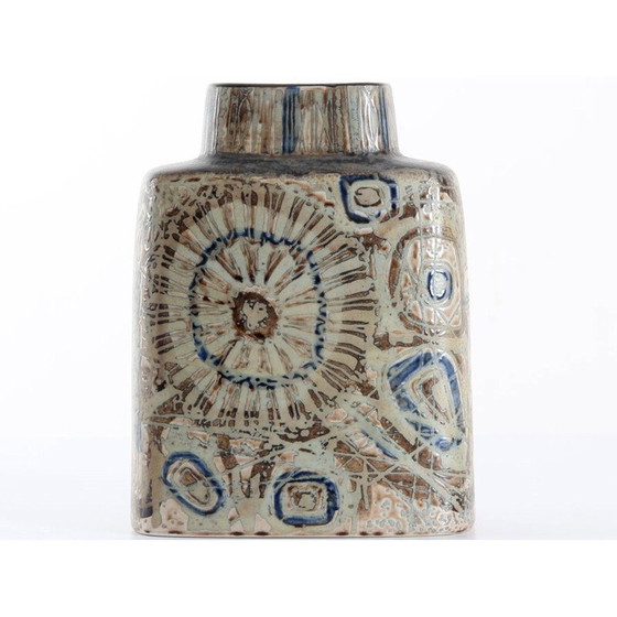 Image 1 of Vintage-Vase "Sonnenblume" von Nils Thorsson für Royal Copenhagen - 1970er Jahre