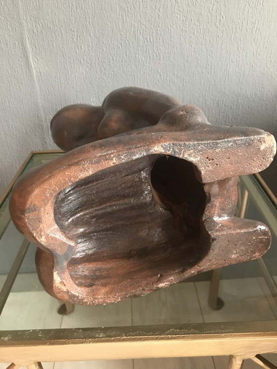 Image 1 of Abstrakte Steingutstatue Frau Jr. 60