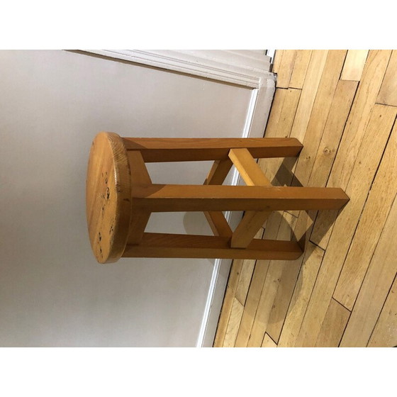 Image 1 of Brutalistischer Hocker 1970er Jahre