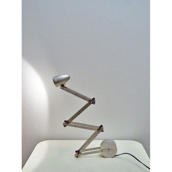 Image 1 of Vintage Aluminium verstellbare Halogenlampe, Frankreich 1980