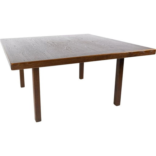 Vintage Couchtisch aus dunkler Eiche, Dänemark 1960