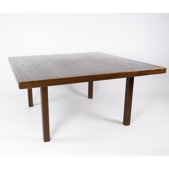 Image 1 of Vintage Couchtisch aus dunkler Eiche, Dänemark 1960