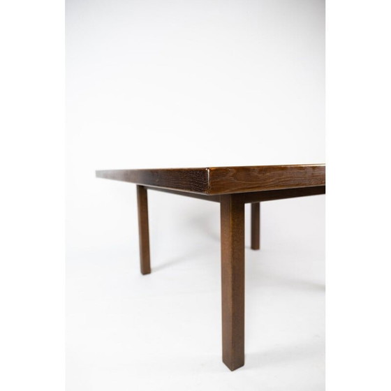 Image 1 of Vintage Couchtisch aus dunkler Eiche, Dänemark 1960