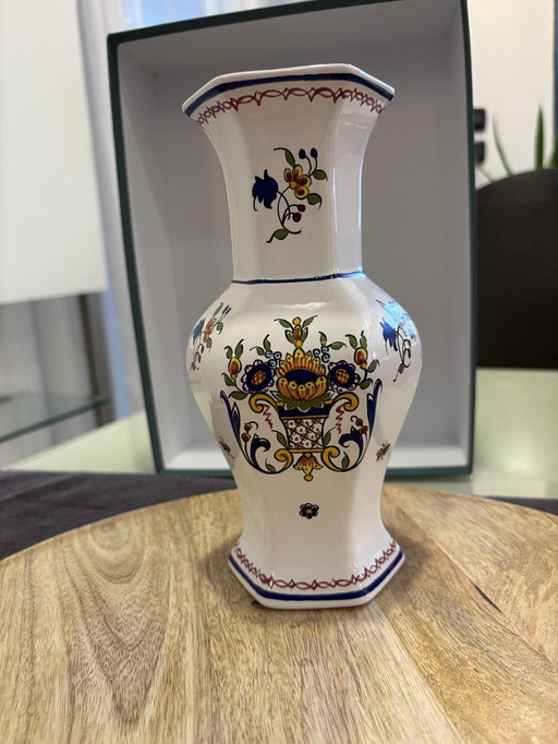 Vase Steingut De Desvres