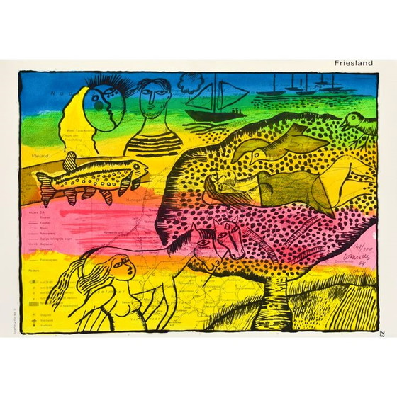 Image 1 of Corneille Siebdruck Friesland Handsigniert