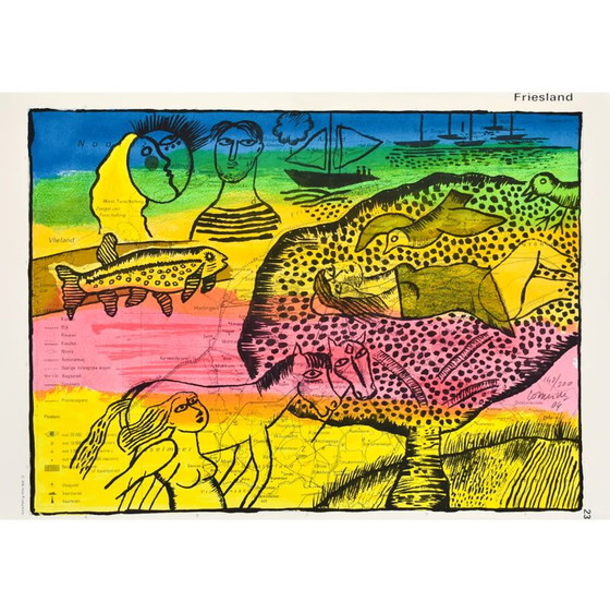 Image 1 of Corneille Siebdruck Friesland Handsigniert