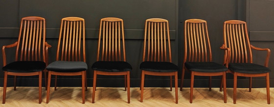 Image 1 of 6x Esstischstühle aus der Mitte des Jahrhunderts