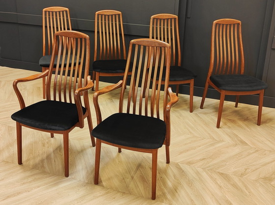 Image 1 of 6x Esstischstühle aus der Mitte des Jahrhunderts