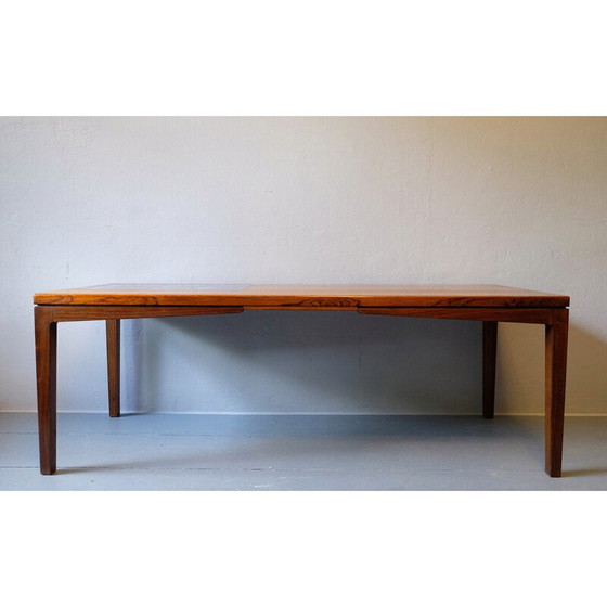 Image 1 of Vintage Couchtisch aus Palisanderholz und Keramik, Dänemark 1960