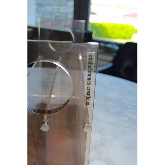 Image 1 of Vintage-Zeitschriftenhalter aus Plexiglas von Michel Dumas 1970