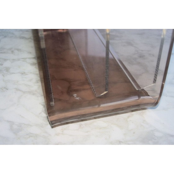 Image 1 of Vintage-Zeitschriftenhalter aus Plexiglas von Michel Dumas 1970