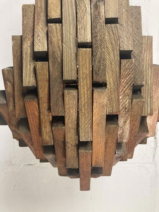 Image 1 of Niederländischer brutalistischer Volkskunst-Hängepflanzenhalter, 1960er Jahre