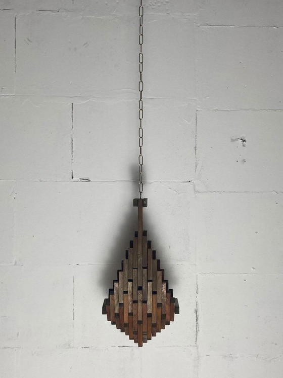 Image 1 of Niederländischer brutalistischer Volkskunst-Hängepflanzenhalter, 1960er Jahre