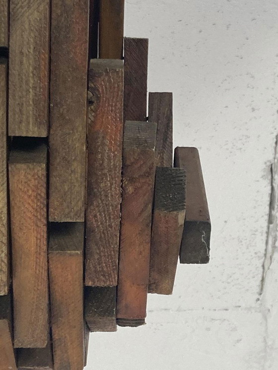 Image 1 of Niederländischer brutalistischer Volkskunst-Hängepflanzenhalter, 1960er Jahre