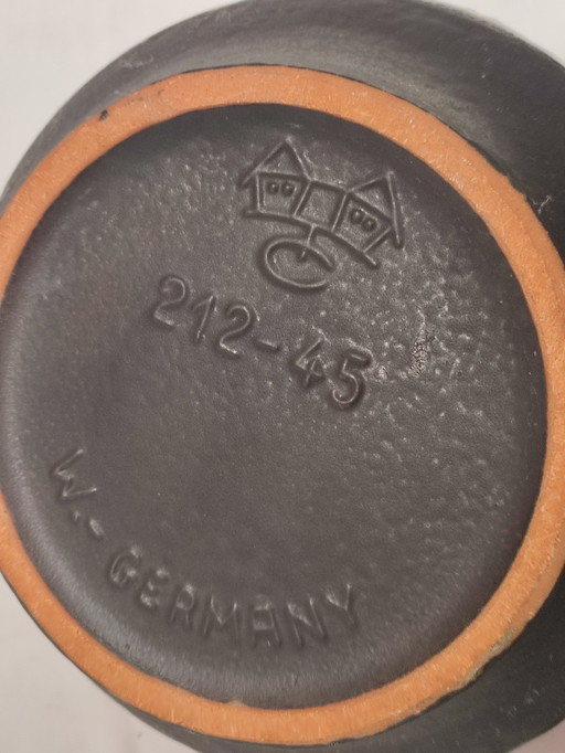 Vintage Carstens Tönnieshof 212 - 45 Vase - 1970er Jahre - Bodenvase