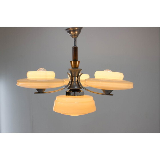 Image 1 of Vintage-Kronleuchter im Art déco-Stil, 1930