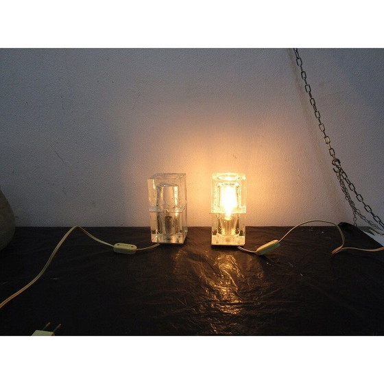 Image 1 of Paar Tischlampen im Kubosphärenstil - 1960er Jahre