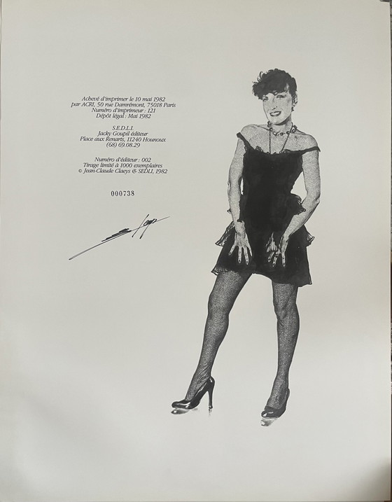 Image 1 of Jean-Claude Claeys Porte Folio Paris Fripon, 1982, Copyright Jean Claude Claeys&SEDLI, 1982, veröffentlicht von S.E.D.L.I