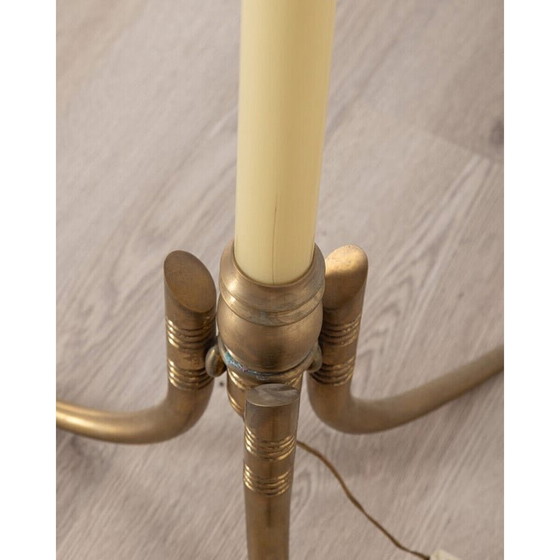 Image 1 of Vintage Stehlampe aus Muranoglas mit Dreibeinfuß, 1950er Jahre