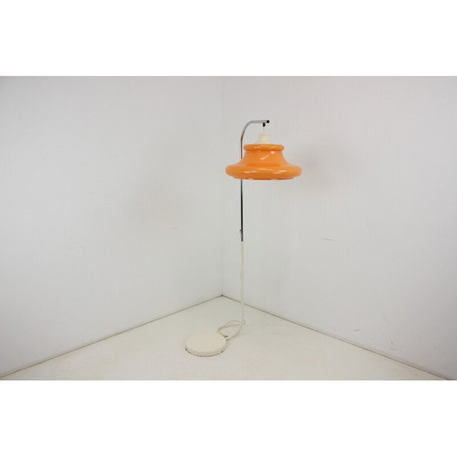 Stehlampe aus Metall und Kunststoff, Mid Century, Tschechoslowakei 1970er Jahre