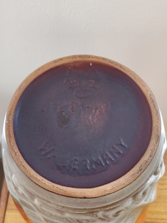 Image 1 of Vintage Carstens Tönnieshof West Deutschland Vase Orange