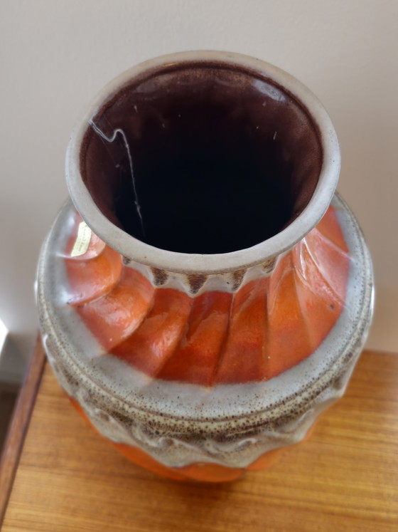 Image 1 of Vintage Carstens Tönnieshof West Deutschland Vase Orange