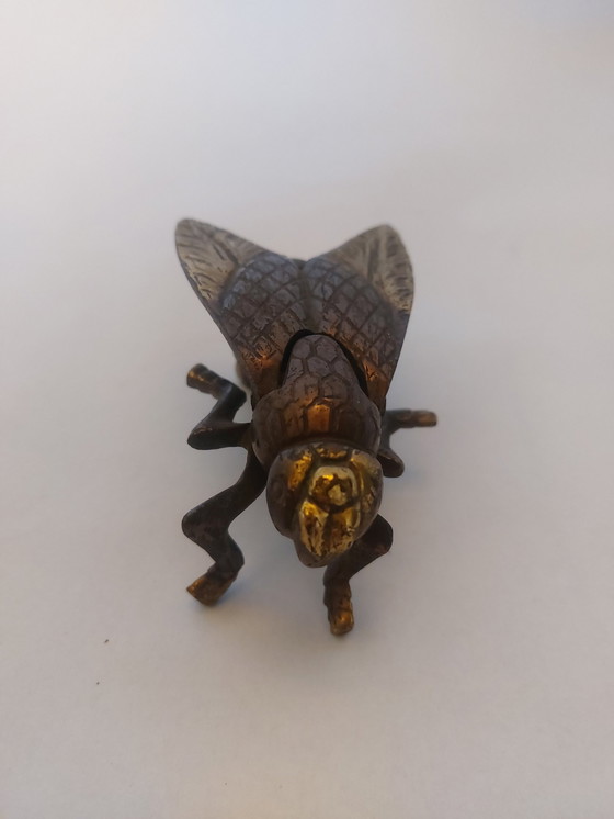 Image 1 of Schmuckkästchen Fliege aus Messing