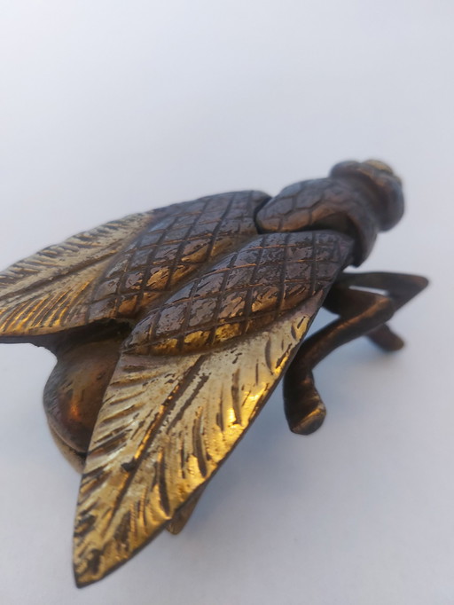 Schmuckkästchen Fliege aus Messing