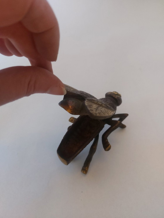Image 1 of Schmuckkästchen Fliege aus Messing