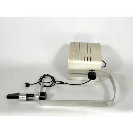 Image 1 of Italienische Schreibtischlampe aus Aluminium und Lack, 1960er Jahre