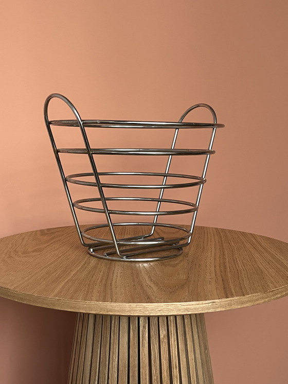 Image 1 of Vintage Chrom Obstschale Korb