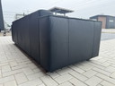 Schwarzes Ledersofa l252