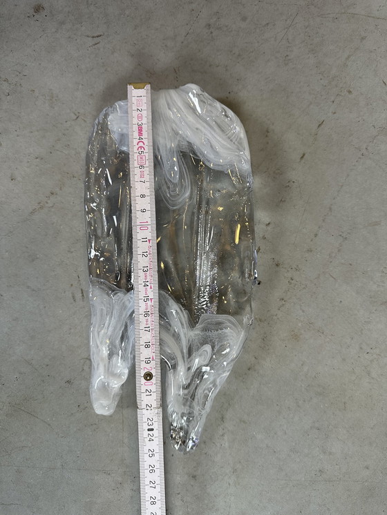 Image 1 of Mazzega -Kronleuchter „schmelzendes Glas“ – Murano